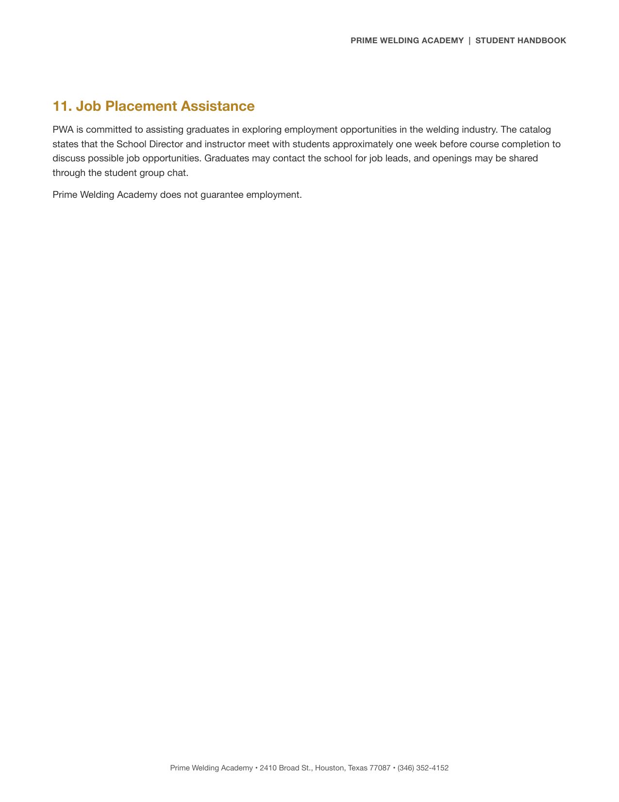 Student Handbook, page 10